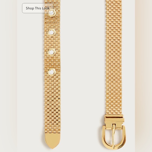 J.Crew Watchband chain belt - Picture 3 of 7